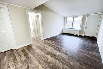 Luxury lvp flooring in select homes